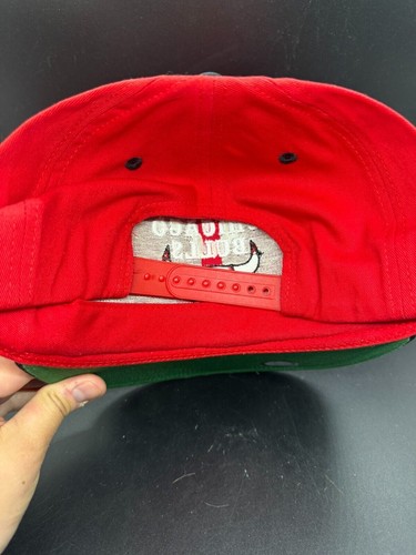 Cappello Berretto Chicago BULLS Snapback NBA ADIDAS 100% Cotone Adulto OSFM Regolabile Nuovo - Foto 2 di 3