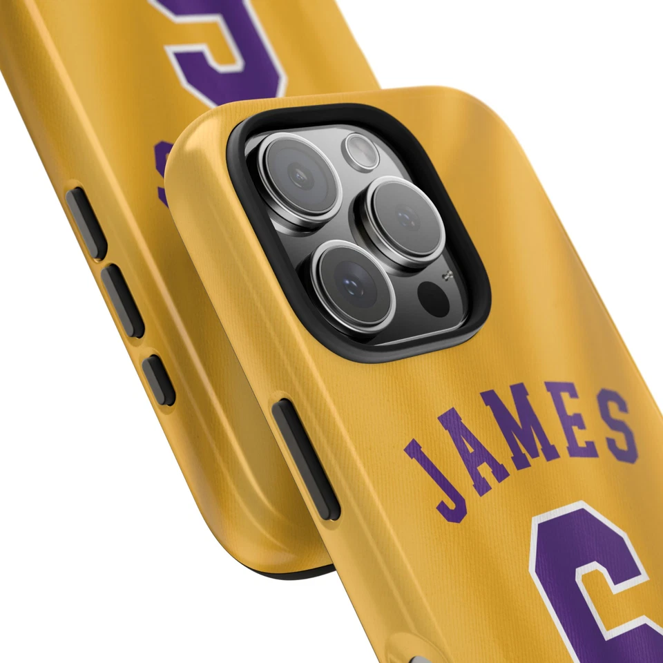 Funda protectora resistente para teléfono para jugador deportivo iPhone personalizada con nombre número Foto 3 de 4