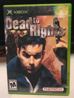 Jeu Xbox Dead To Rights - Version PAL, Boîte Complète Avec Manuel, En Bon état