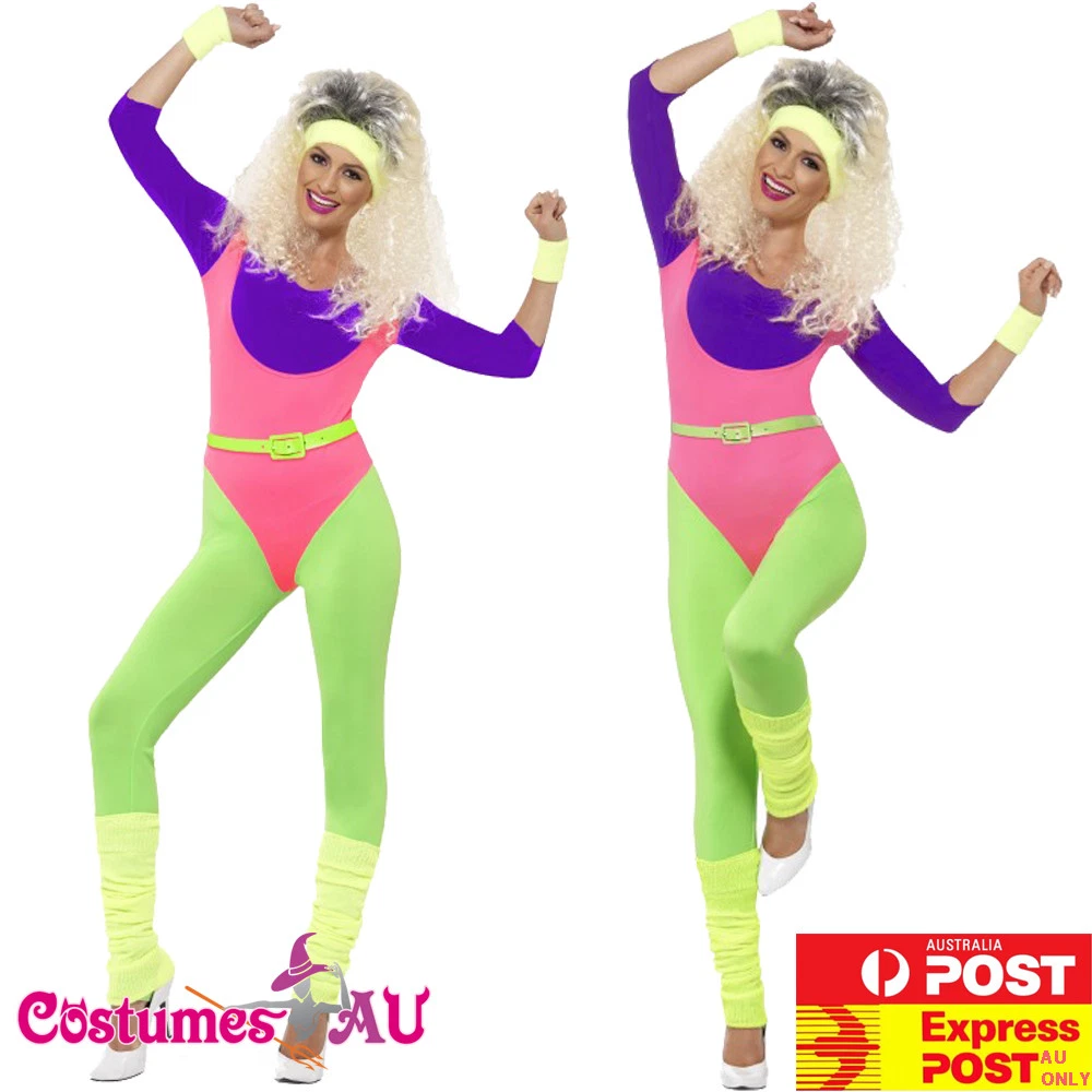 1980s Aerobics Workout Costume