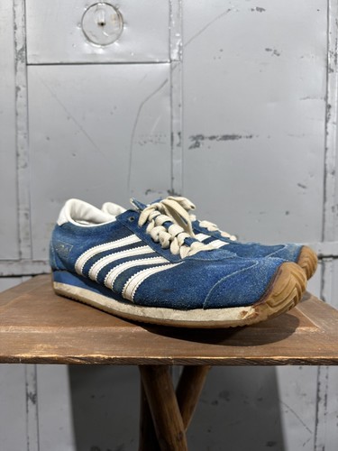 Vintage Kinney NBA Suede Sneakers Blue Shoes 1970s Size 7 1/2 - Basketball