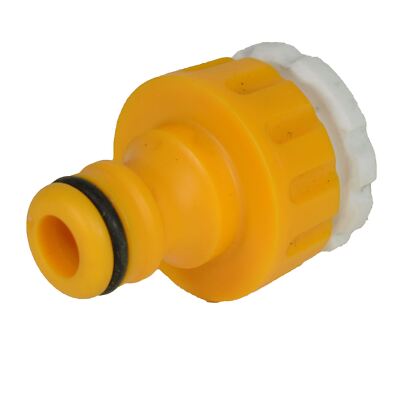 3/4'' BSP Tap Adaptor With White Insert Adaptor 1/2'' BSP Pipes Garden Water