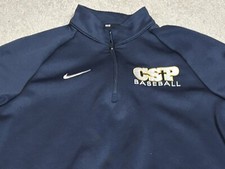 CSP Baseball Dri Fit Long Sleeve Shirt Nike Kids Small Blue