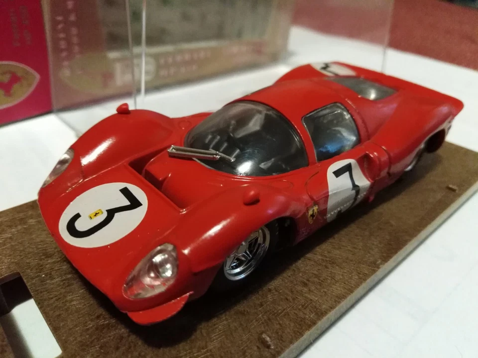 BRUMM 1:43 FERRARI 330 P4 BANDINI/AMON 1000 KM MONZA 1967 NUOVO CON SCATOLA - Immagine 2 di 4
