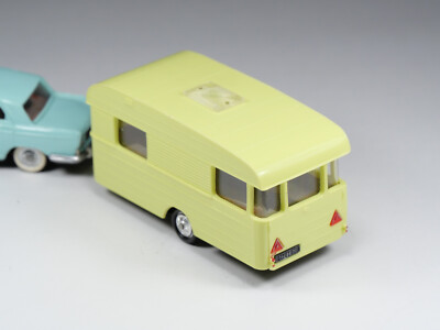1:43, cij - norev c80002, peugeot 404 + caravane caravelair - Modélisme