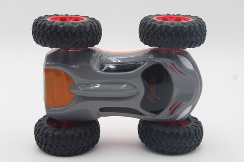 Monzoo Stunt Monster Car Double Sided Shark To Dino Car Gray & Orange No Remote - Picture 10 of 10