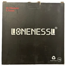 LONENESSL 3D Printer Filament PLA 1.75mm 1KG/2.2LB Fluorescent transparent