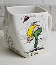 Vintage 1991 Golf Gifts Inc. The Results of Over Swing Twisted Coffee Mug