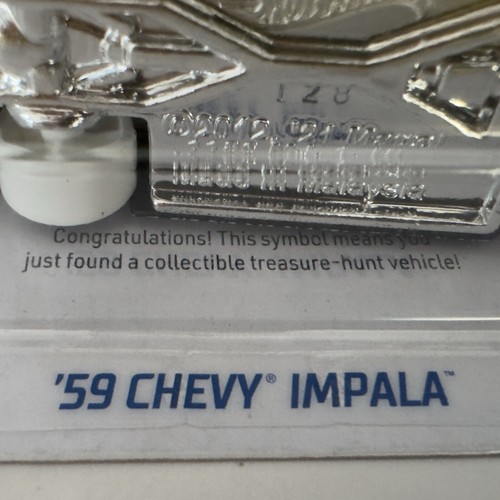 Hot Wheels Treasure Hunt 230/250 59 Chevy Impala Celebration Racers 10/10 - Picture 5 of 7