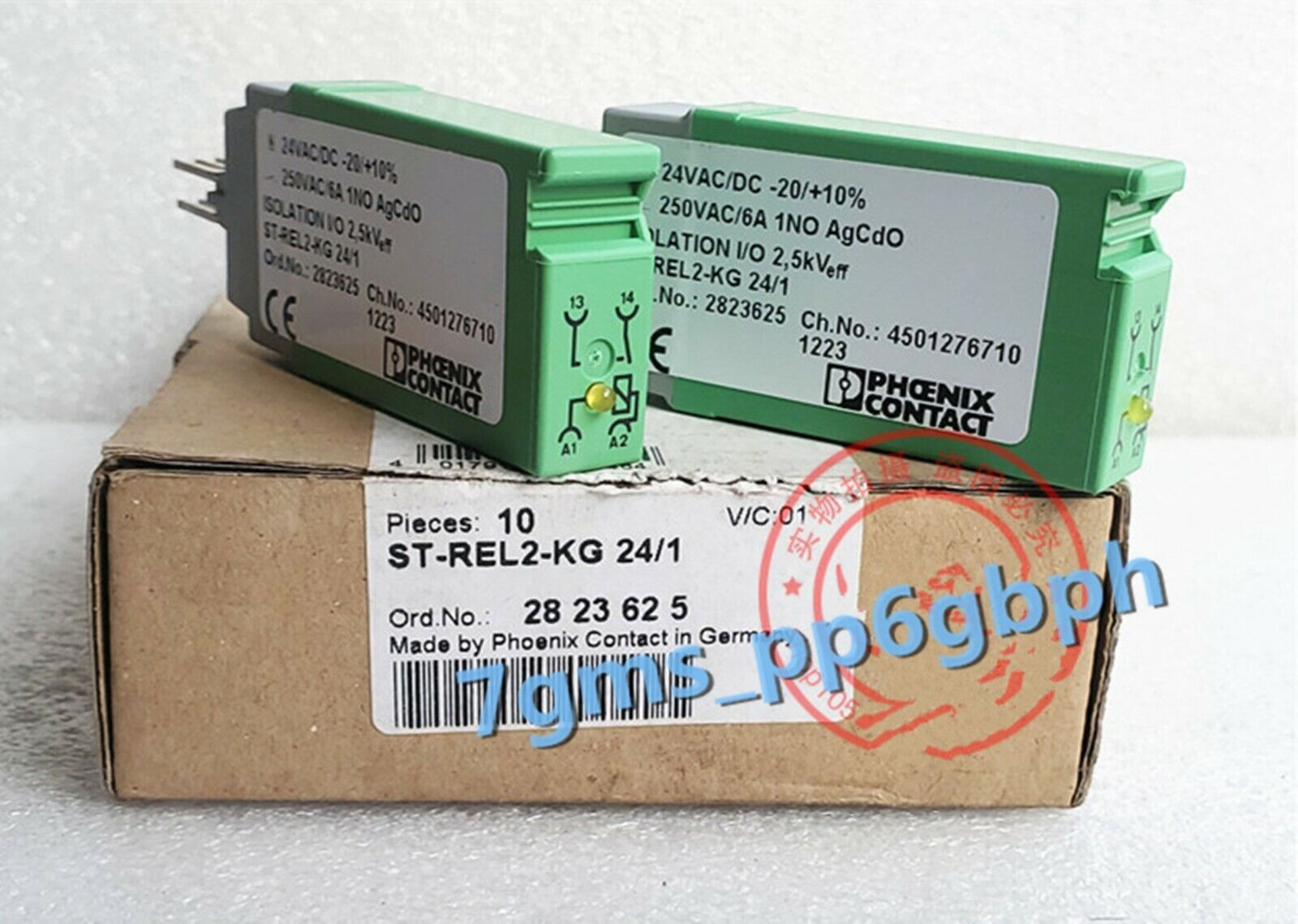1 PCS NEW IN BOX Phoenix Relay Connector ST-REL2-KG 24/1 2823625