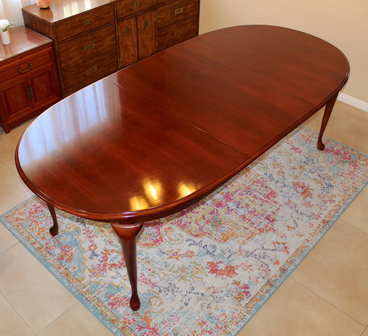 American Drew Solid Cherry Grove Oval Dining Room Table &1 Leaf eBay