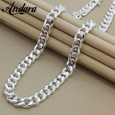 Occident-collar de plata de ley 925 para hombre, j... - Grandado