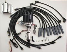 Buick Nailhead 401 425 Black Small Female Hei Distributor 8.5mm Wires 60k Coil