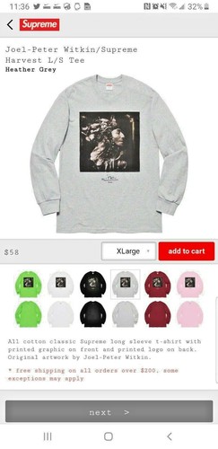 Supreme Harvest Joel-Peter Witkin L/S 