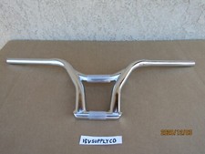 NEW CHROME GT STYLE BICYCLE HANDLEBAR , GREAT FOR YOUR BMX, GT, MONGOOSE, BIKE