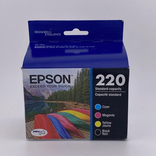 EPSON 220 DURABrite Ultra Ink Standard Capacity Black & Color Cartridge Combo