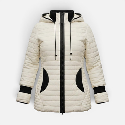 KHUJO Damen Jacke Modell: Mido Weiß L