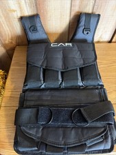 CAP Weighted Adjustable Workout Vest 40lb Model With 20 Lbs Of Weights