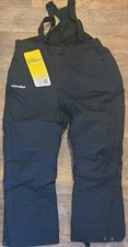 NWT Ski-Doo Women's XL Snowmobile Snow Pants, Vasa Highpants Bibs, Black XL