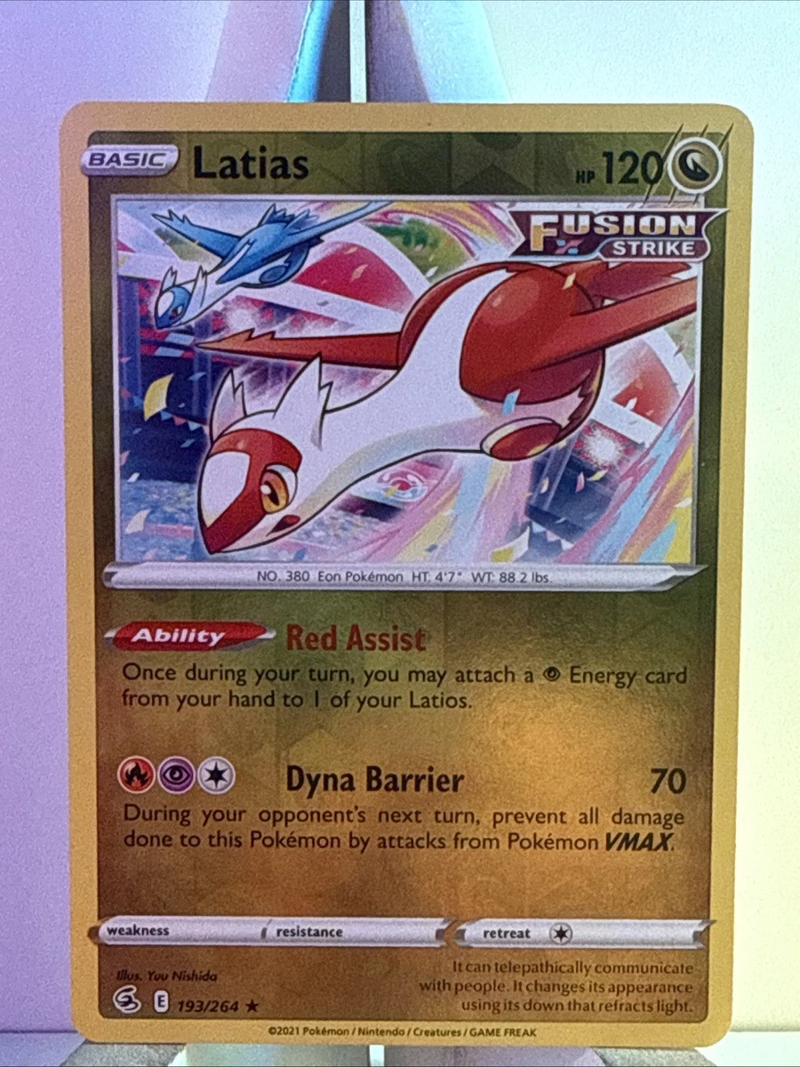 Latias Pokémon TCG Rare Individual Collectible Card Game Cards for