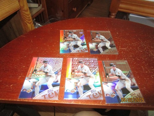Cal Ripken Baltimore Orioles 2000 Topps Tek Baseball Card Lot (5) 5-11 to 5-15