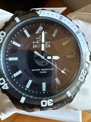 【新品】INVICTA SUBAQUA インビクタ紳士腕時計 69447 Invicta Subaqua Black Gray Diver Watch 100M Silicone Strap 69447