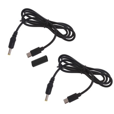 Universal 12V Type C to DC 4.0x1.7mm Power Plug Connector Charging Cable for Fan