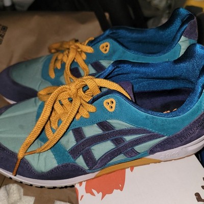 Asics Tiger GELSaga Men s 10.5 Blue/Teal/Sage/Peacoat Casual Shoes 1191A141.301