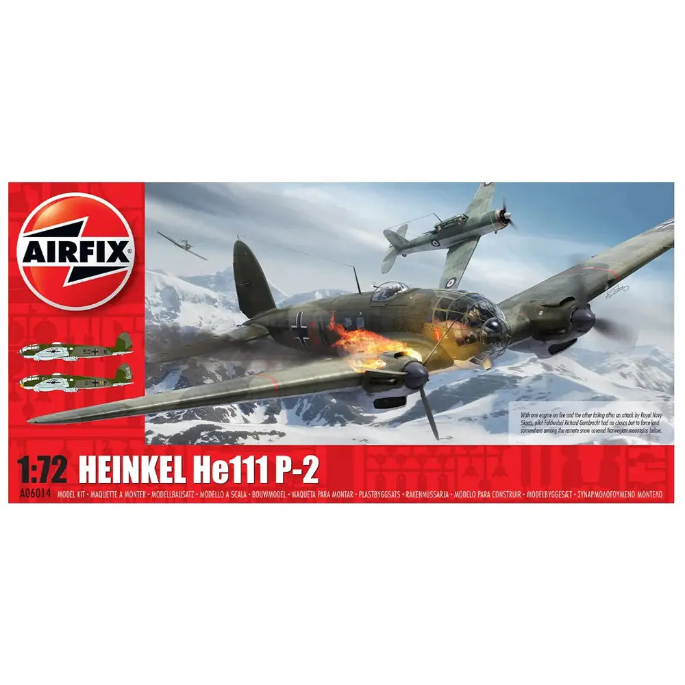 Airfix 1/72 Heinkel He111 P2 Aircraft Model Kit