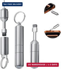 2 in 1 SIM Card Tray Removal Tool with Cleaning Brush, Aluminum EDC Portable Key