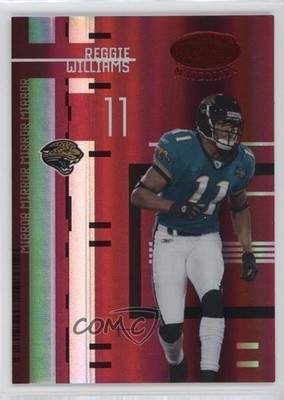 2005 Leaf Certified Materials Mirror Red 31/100 Reggie Williams #58 0q3