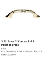 Alno A881-3 Brass 3 Pull