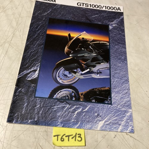 Yamaha GTS1000 GTS1000A GTS 1000 Sales Brochure Catalog Prospectus
