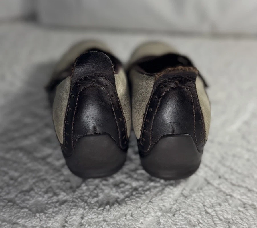 Женские темно-серо-коричневые замшевые кожаные туфли Mary Jane Merrell Plaza Bandeau размер 6,5 - Изображение 4 из 4