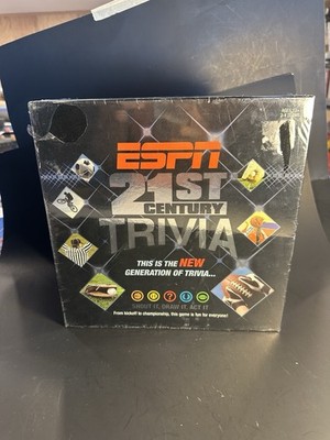 ESPN 21st Century Trivia Board Game USAopoly Sports NEW in box Sealed