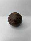 Iron Metal Cannon Ball Shot Put Lot Of 2 Different Sizes
