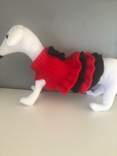  Hand Crocheted Miniature Designer Puppy / Small dogJumpers Coats. Unique 