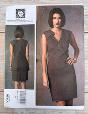 Vogue V1420 Anne Klein Dress Pattern Size 14-22 UNCUT 2014 Close-Fitting Dress
