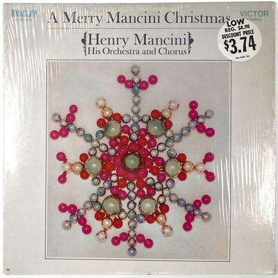 Henry Mancini Orchestra & Chorus  A Merry Mancini Christmas   LP Record   SHRINK