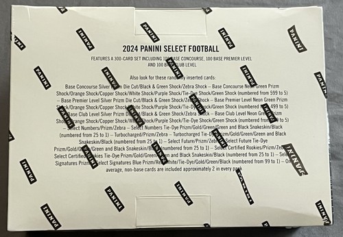 2024 Panini Select NFL Football Sealed Mega Box Black/Green Prizm - Picture 2 of 4