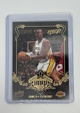 Kobe Bryant 2008 Upper Deck MVP Black #KB-9 Los Angeles Lakers 🏆🏆🏆🏆🏆