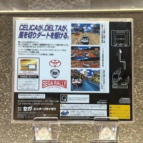 [Complete accessories] Sega Saturn Sega Rally 1995 obi postcard with