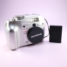 Olympus Digital Camera Camedia C-5000 Zoom 5.0MP Silver Tested