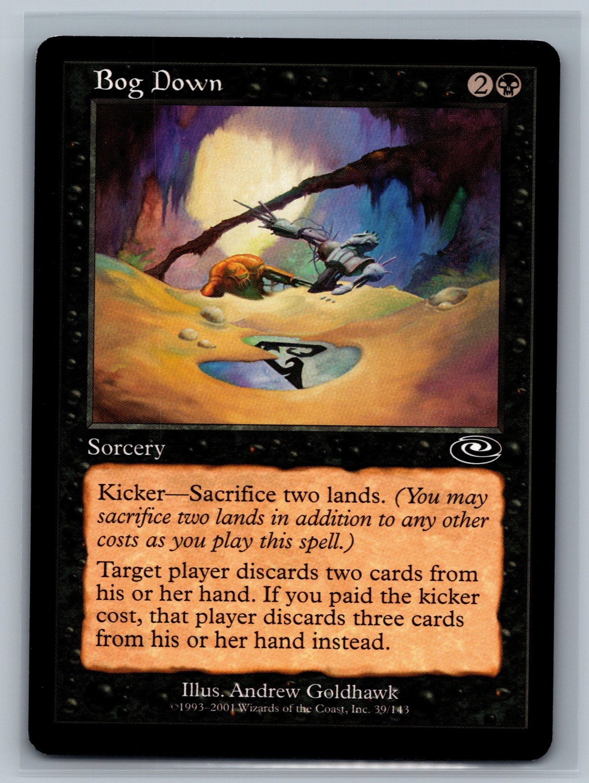 Magic MTG Planeshift 4x Bog Down #39/143 TCG CCG Playset