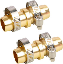 2 Pack Garden Hose Repair Kit, Hose Connector Repair Mender Kit, Fits 3/4"-5/8"