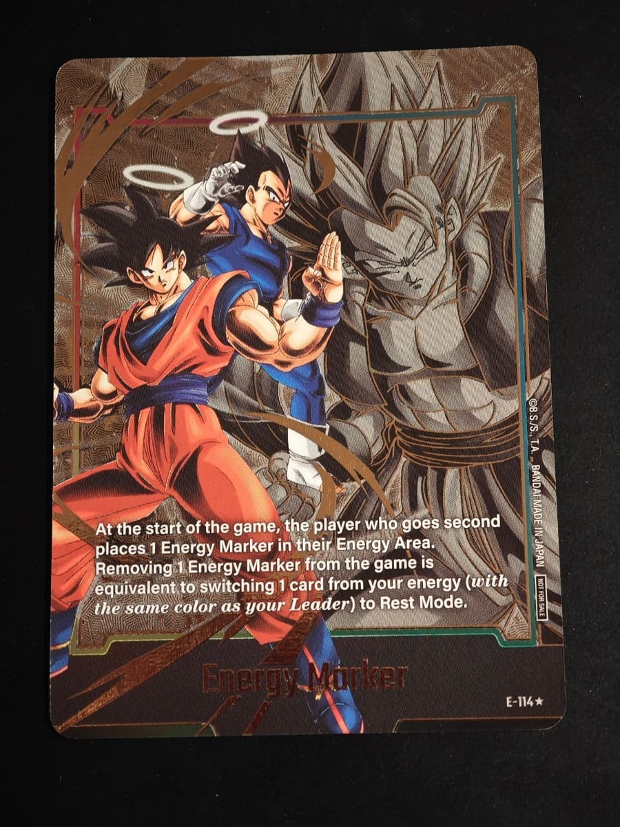 Dragon Ball Fusion World - Energy Marker E-114 GOLD - Son Goku