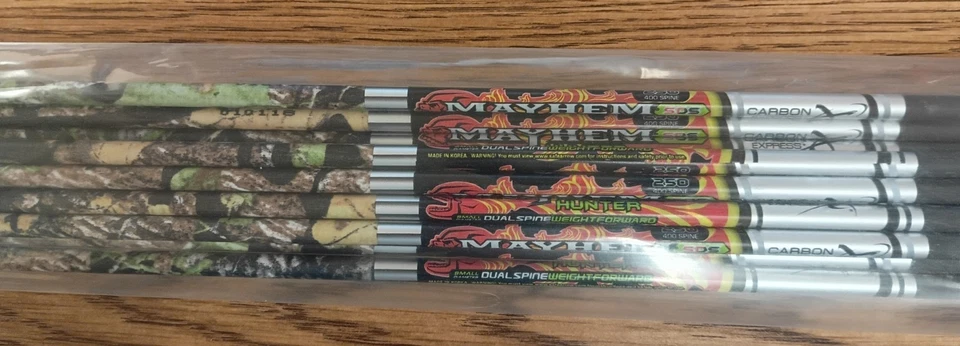 Carbon Express Mayhem Hunter SDS Arrow Shafts 250 - .417 Actual Spine  1 Doz - Image 2 of 2