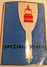 DDR Spezialr&ouml;hren Katalog VEB RFT Berlin Erfurt Rudolstadt 1961 Fernsehtechnik
