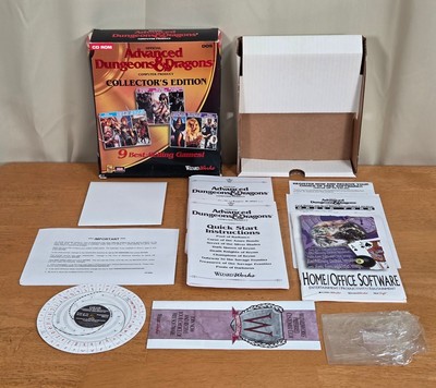 New Sealed CD Advanced Dungeons & Dragons Collectors Edition PC Big Box Game CIB