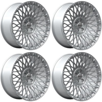 Set of 4 20in Silver Alloy Wheel Rims for 2005+ Buick, RTX6B7F 20x8.5 5x112 ET40